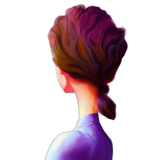 crown, dress, hair, face transparent PNG cut-out