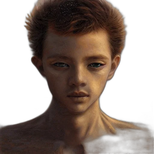 face, creature, robot, hair transparent PNG cut-out
