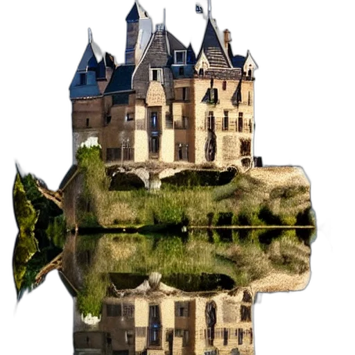 building, crown, photorealistic, 3d render transparent PNG cut-out