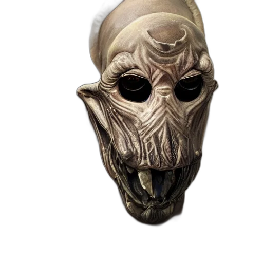 mask, face, creature, crown transparent PNG cut-out