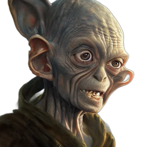 face, staff, creature, mask transparent PNG cut-out