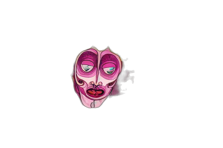 mask, face, jewelry, creature transparent PNG cut-out