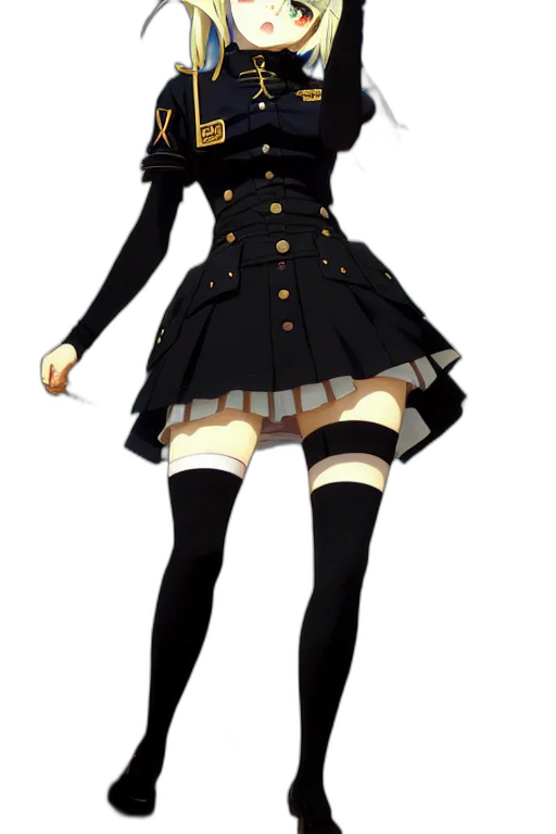 dress, staff, jacket, hat transparent PNG cut-out