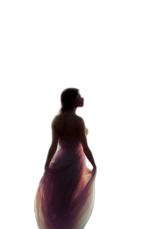 dress, staff, jewelry, crown transparent PNG cut-out