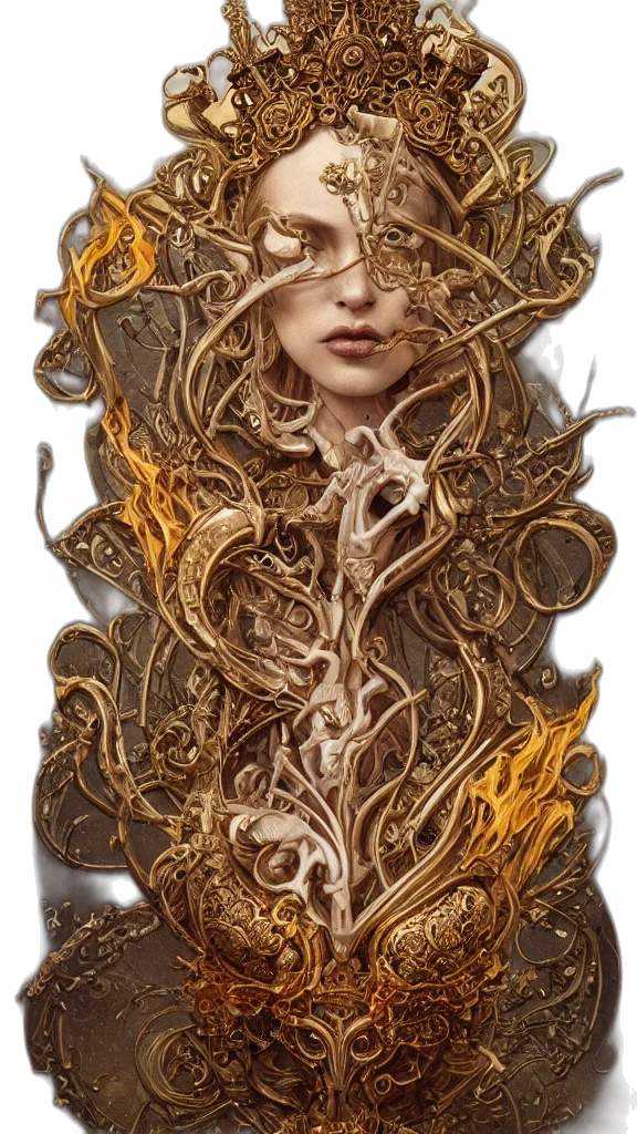 hair, mask, face, dress transparent PNG cut-out