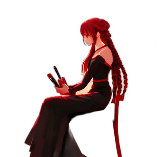 dress, staff, sword, weapon transparent PNG cut-out