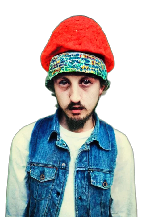 hat, jacket, face, animal transparent PNG cut-out