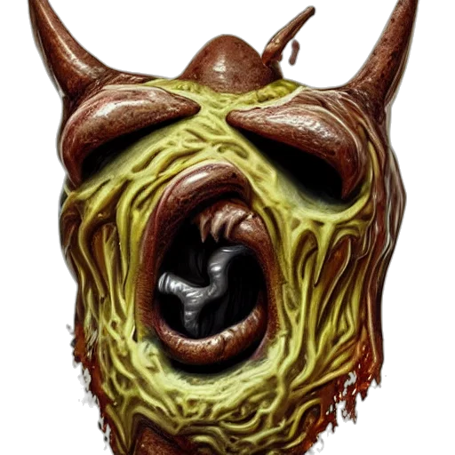 mask, creature, face, dragon transparent PNG cut-out