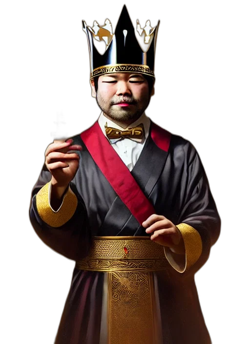 staff, crown, sword, photorealistic transparent PNG cut-out
