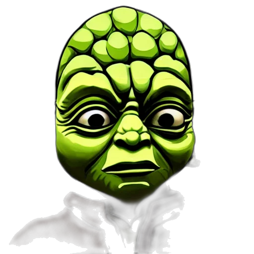 mask, face, creature, staff transparent PNG cut-out
