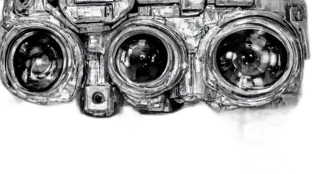 car, robot, weapon, mask transparent PNG cut-out