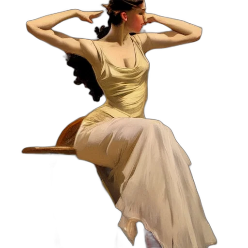 dress, staff, furniture, jewelry transparent PNG cut-out