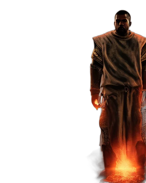 jacket, concept art, fire, golden transparent PNG cut-out