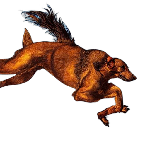 animal, dragon, creature, hair transparent PNG cut-out