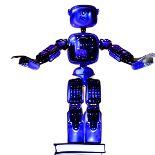 robot, 3d render, concept art, pixel art transparent PNG cut-out
