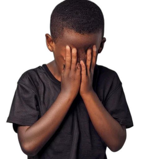 face, photo, black, boy transparent PNG cut-out