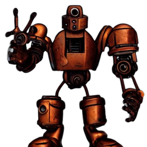 robot, weapon, staff, animal transparent PNG cut-out