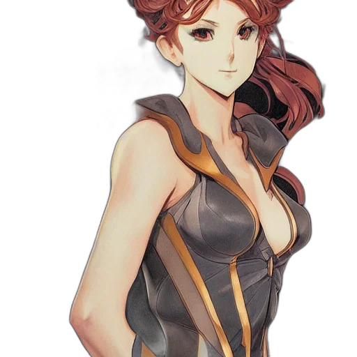 dress, concept art, fantasy art, anime transparent PNG cut-out