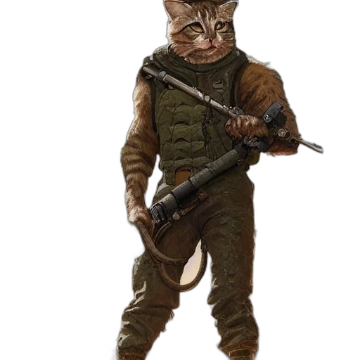 staff, weapon, animal, concept art transparent PNG cut-out