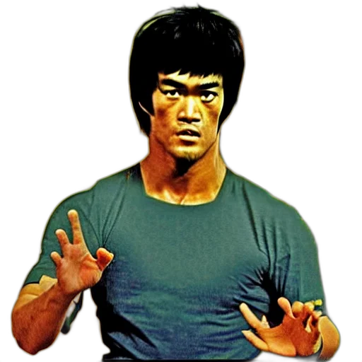 face, photorealistic, pixel art, bruce transparent PNG cut-out