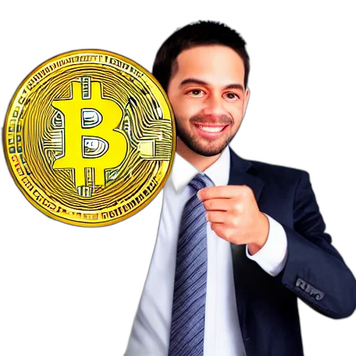 cartoon, pixel art, businessman, holding transparent PNG cut-out