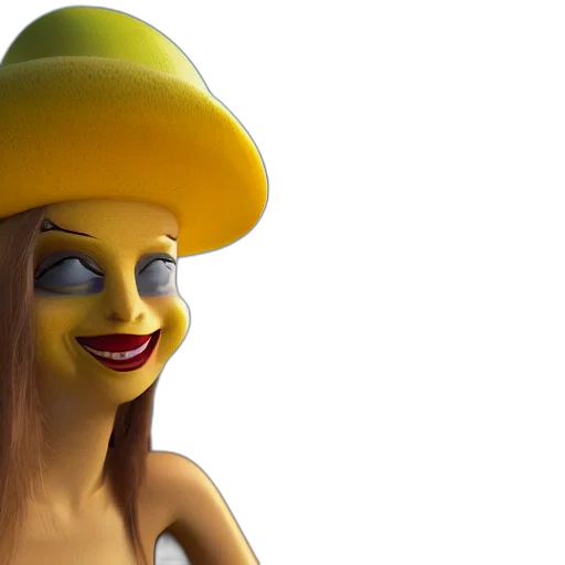 hat, 3d render, concept art, photorealistic transparent PNG cut-out