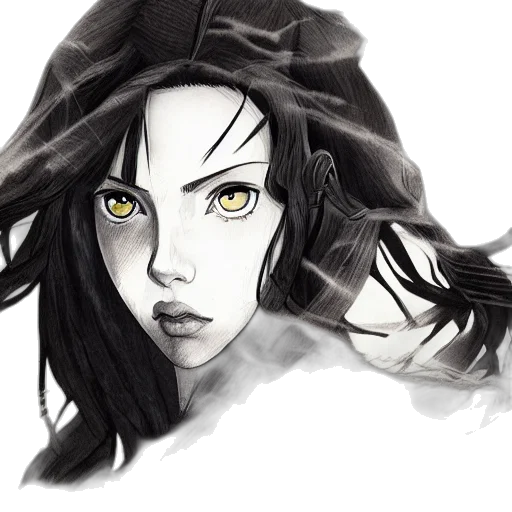 face, mask, fantasy art, comic book art transparent PNG cut-out