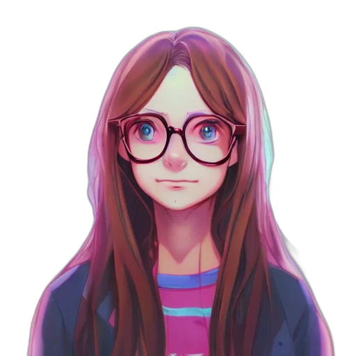 face, jacket, hair, creature transparent PNG cut-out