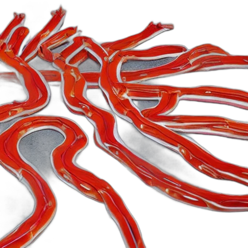 hair, jewelry, 3d render, centipede transparent PNG cut-out