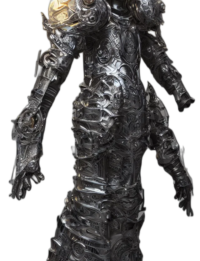 robot, jacket, dress, creature transparent PNG cut-out
