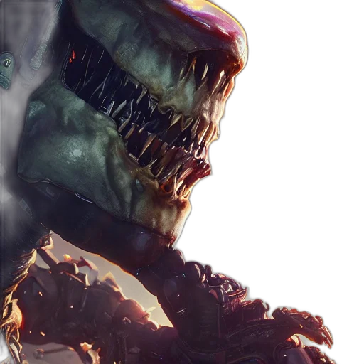 robot, creature, mask, face transparent PNG cut-out