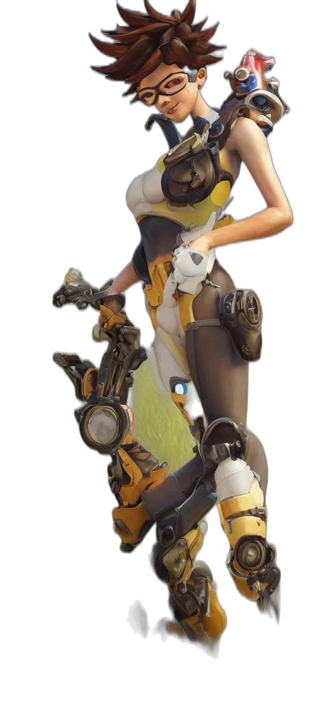 robot, weapon, staff, jacket transparent PNG cut-out