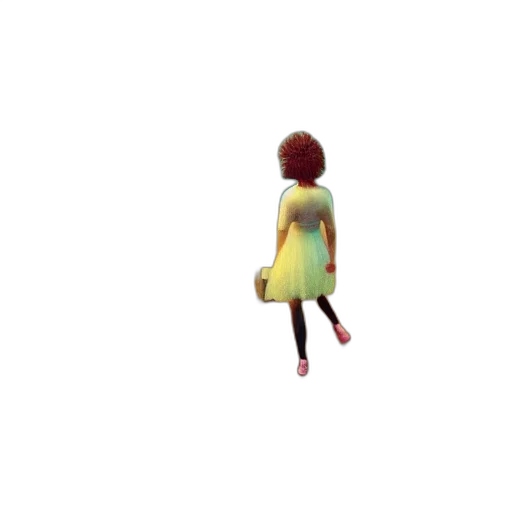 dress, staff, creature, robot transparent PNG cut-out