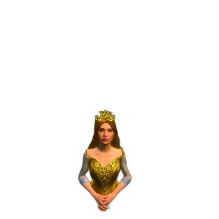 crown, jewelry, staff, dress transparent PNG cut-out