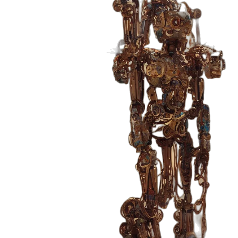 robot, staff, weapon, jewelry transparent PNG cut-out