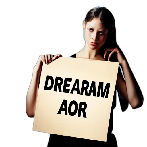 dress, human, robot, holding transparent PNG cut-out
