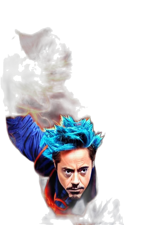 dragon, hair, mask, face transparent PNG cut-out