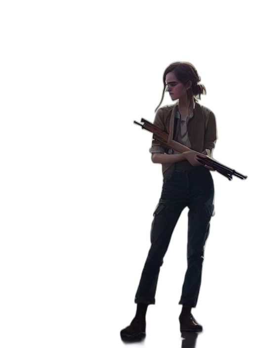weapon, staff, jacket, concept art transparent PNG cut-out