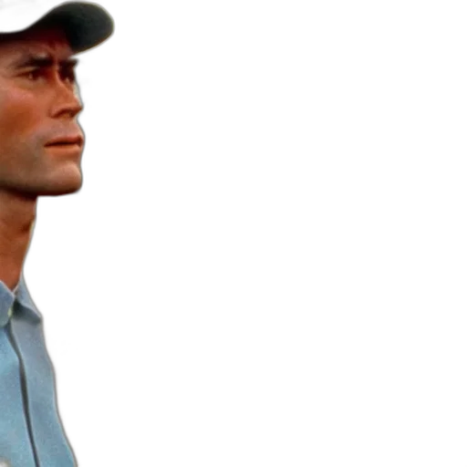 staff, face, hat, photorealistic transparent PNG cut-out