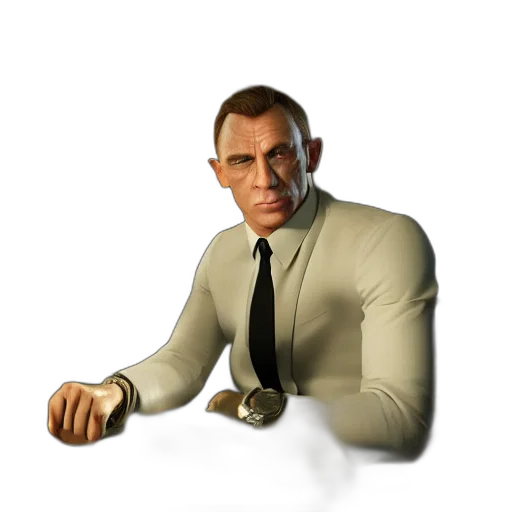 staff, jacket, robot, face transparent PNG cut-out