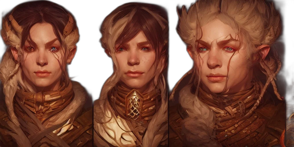 face, staff, fantasy art, concept art transparent PNG cut-out