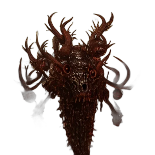 creature, mask, staff, crown transparent PNG cut-out