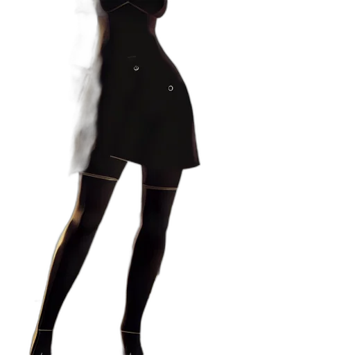 dress, staff, jacket, weapon transparent PNG cut-out