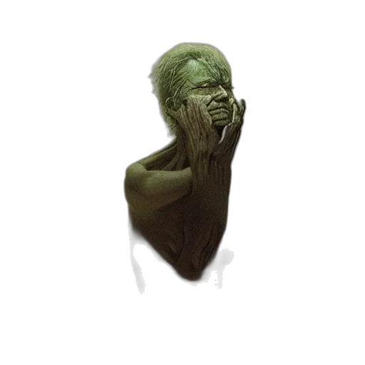 face, mask, creature, concept art transparent PNG cut-out