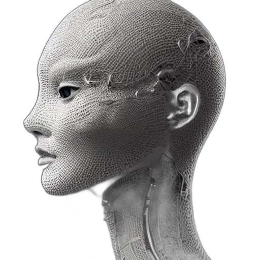robot, face, mask, crown transparent PNG cut-out