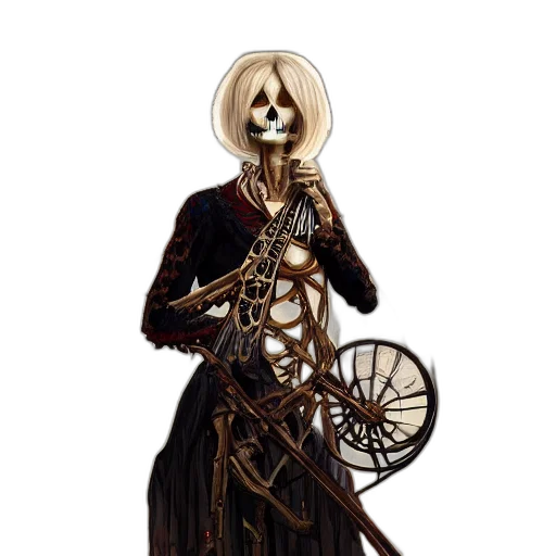 staff, mask, dress, weapon transparent PNG cut-out