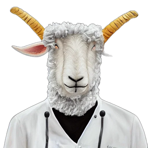 staff, animal, pixel art, photorealistic transparent PNG cut-out