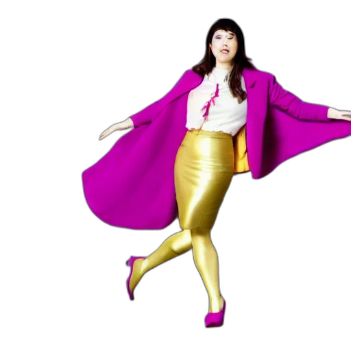 jacket, dress, concept art, 3d render transparent PNG cut-out