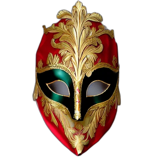 mask, jewelry, crown, face transparent PNG cut-out