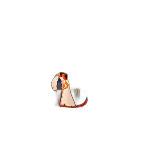 staff, dress, jewelry, animal transparent PNG cut-out